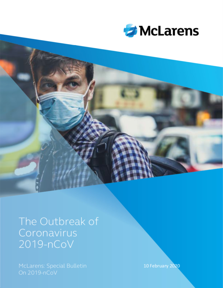 Special Bulletin The Outbreak of Coronavirus 2019nCoV McLarens